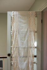 Antique lace panel