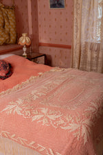 Vintage lace crochet bedspread