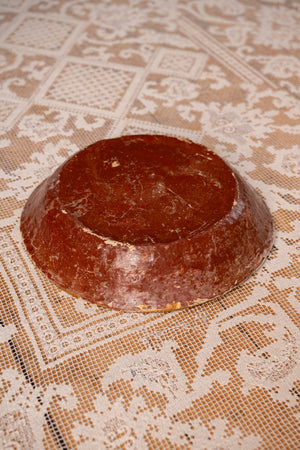 Antique Italian paper mache bowl