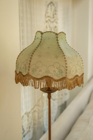 Antique 1920s fringe lamp