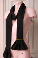 Black Crepe scarf