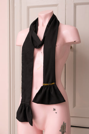 Black Crepe scarf