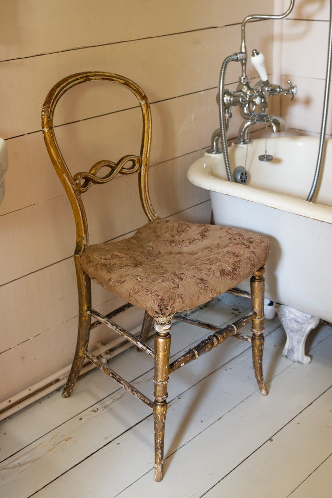 Antique French bedroom chair