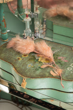 Antique feather garland