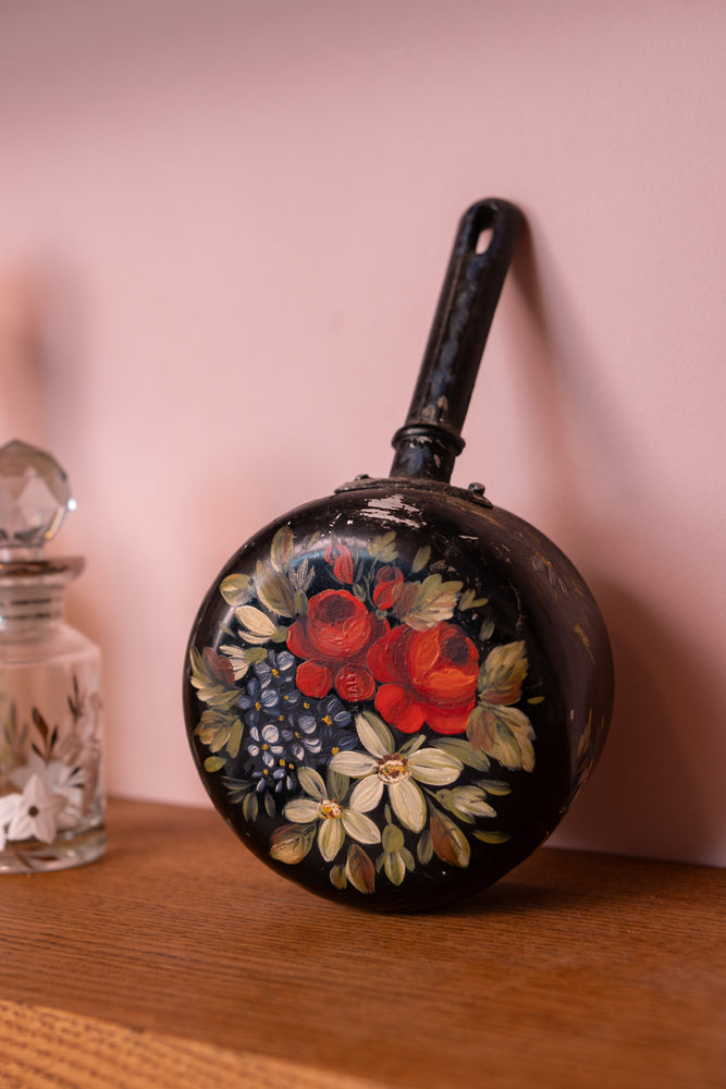 Antique small floral pan