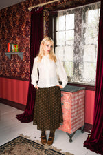 Cream silk Betty shirt