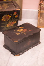 Antique Victorian floral box