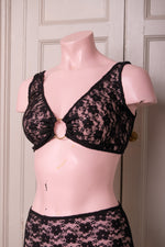 Black Lace bra and knicker sample set