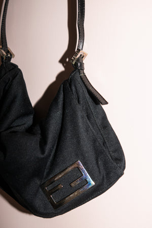 Fendi Black  Baguette Bag