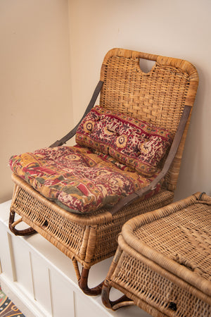 Antique Edwardian pair of picnic chairs