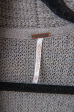 Free people wool grey cardigan