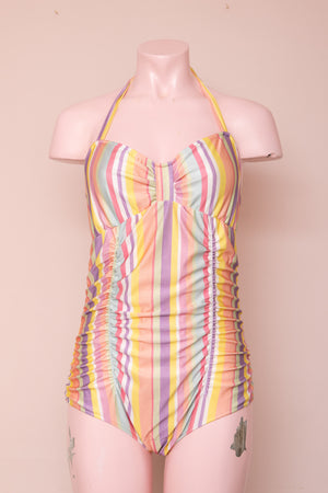 Candy striped Betty swimsuit
