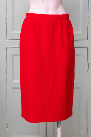 Vintage Red pencil skirt