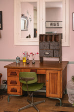 Antique french grey cabinet