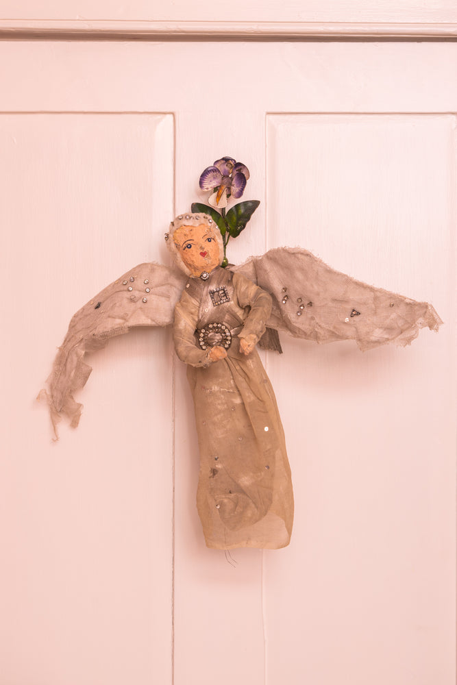 Antique handmade french angel