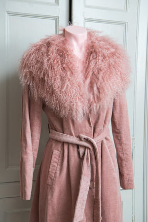 Charlotte Simone Pink Corduroy Coat