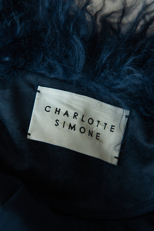 Charlotte Simone Navy Coat