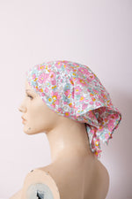 Liberty print headscarf sample