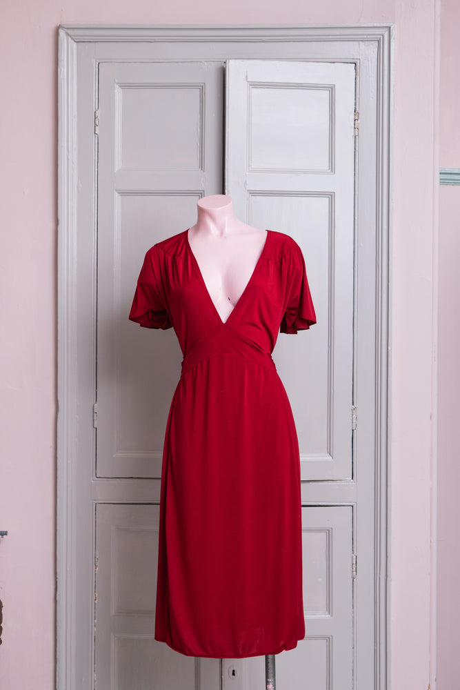 Red Faith Sample knee length dress