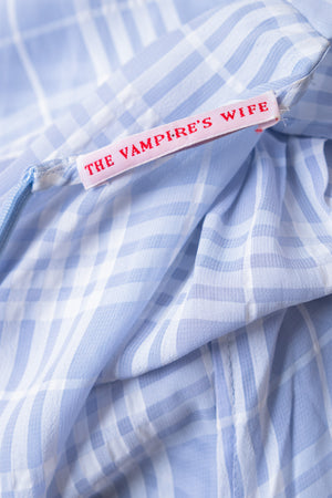 The Vampires Wife floor length dress with ruffle neckline