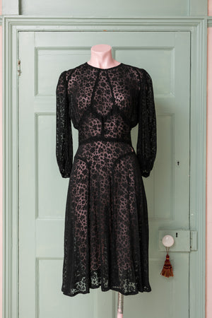 Antique Black Lace dress