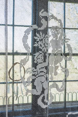 Antique crochet Cherub