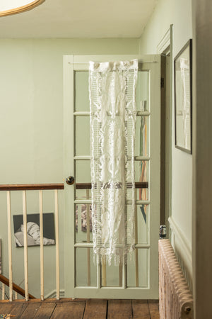 Antique cherub lace panel