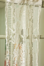 Antique cherub lace panel