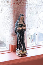 Antique Large Saint Rita Statue