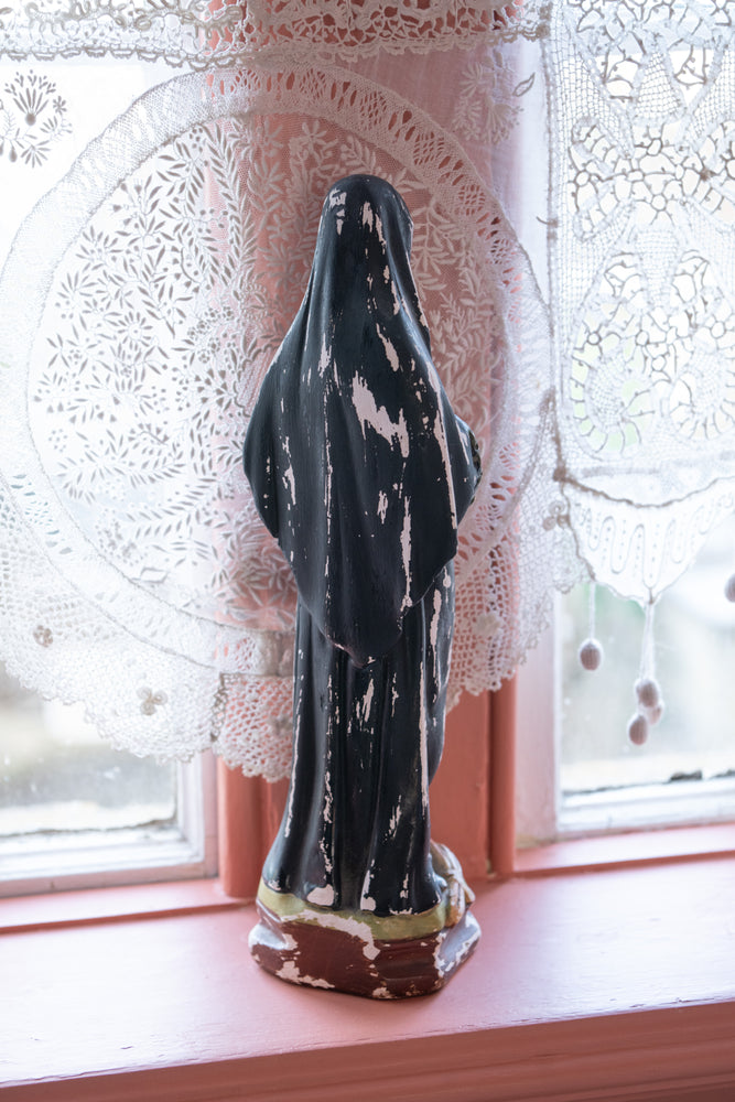 Antique Large Saint Rita Statue