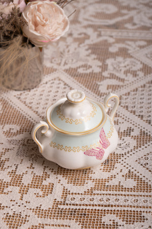 Vintage China Sugar bowl by Zandra Rhodes for Royal Albert
