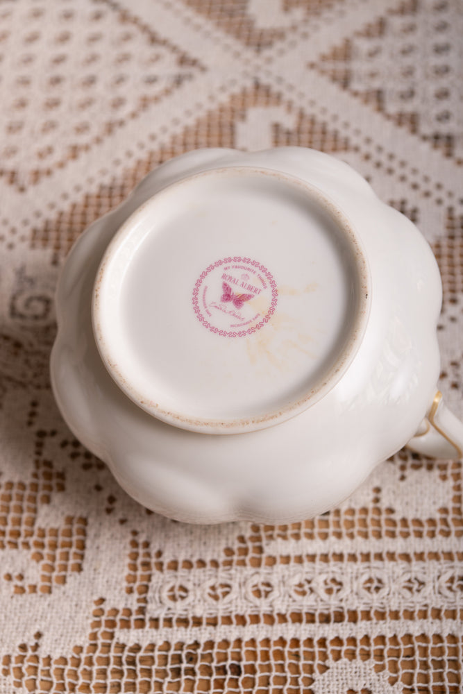 Vintage China Sugar bowl by Zandra Rhodes for Royal Albert