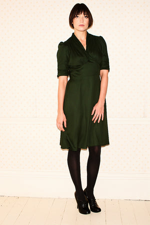Marylin Green Pearl Lowe Dress