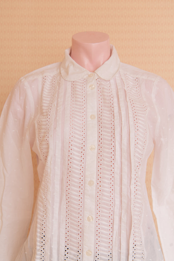 White cotton shirt
