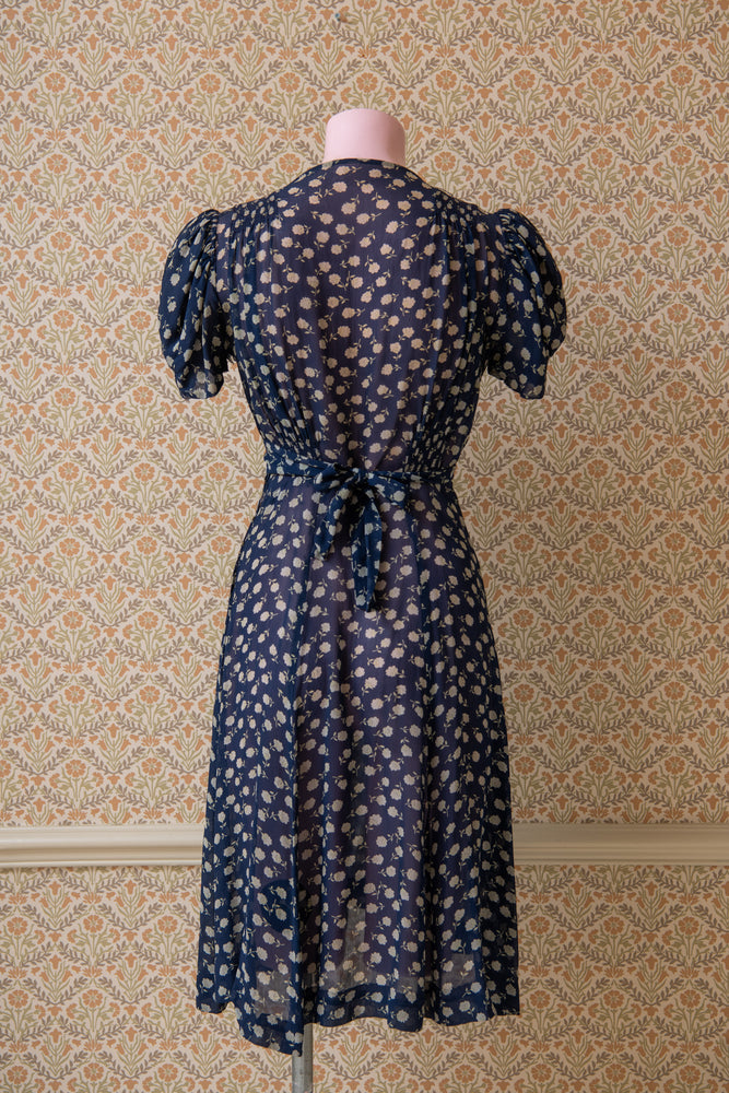 Original 1940s chiffon dress