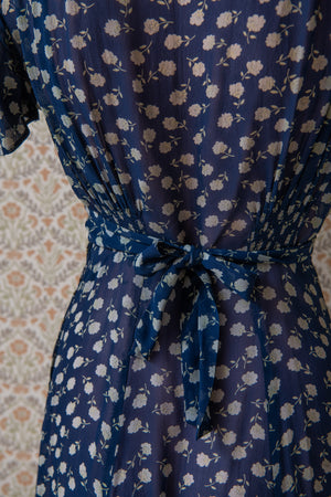 Original 1940s chiffon dress