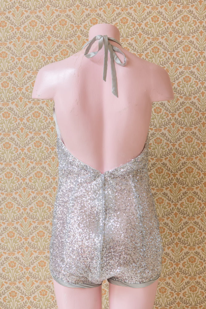 Pearl Lowe Silver sequin costume sample