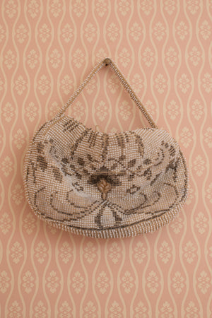 Vintage 30s Small Beaded Bag