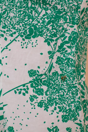 Vintage Green and White Sundress