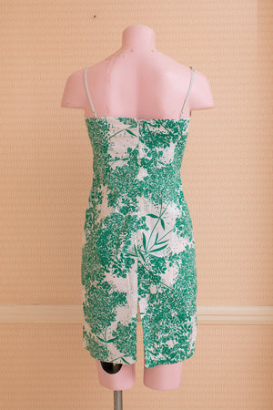 Vintage Green and White Sundress