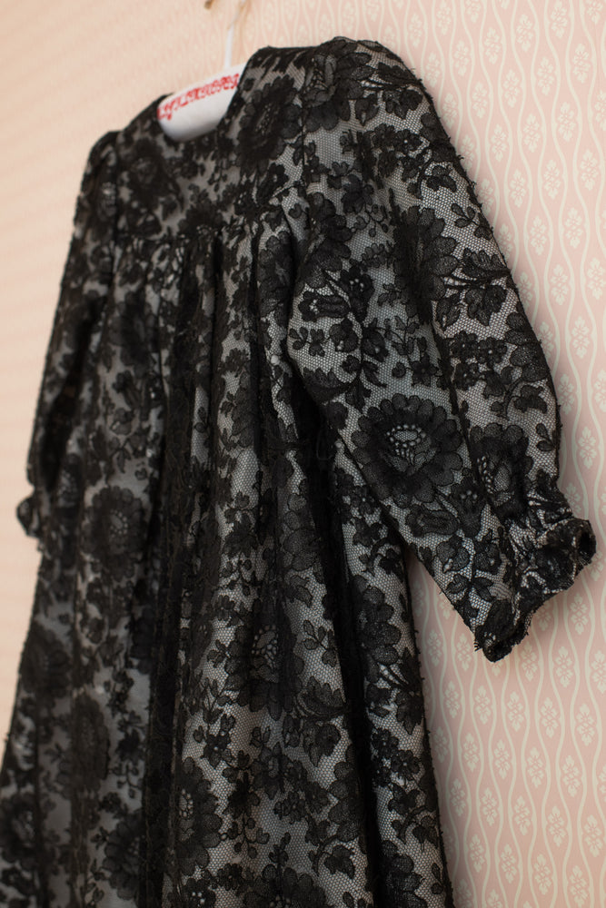 Black Lace Childs Dress