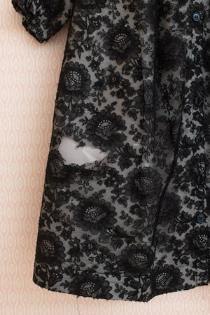 Black Lace Childs Dress