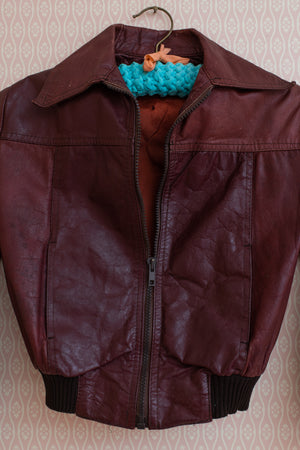 Vintage Childs Leather Jacket
