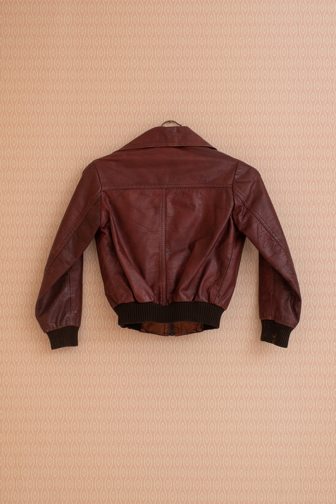 Vintage Childs Leather Jacket
