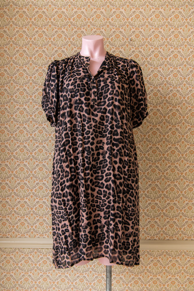 Leopard print dress