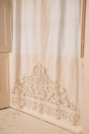 Antique french curtain