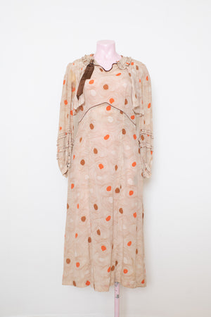 Original 1920s spot dress