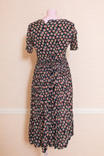 Vintage Cotton Floral Short Sleeve dress