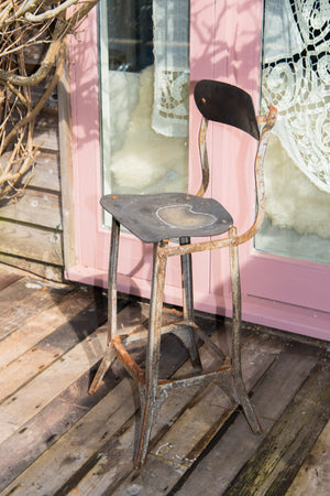 Antique sewing stool