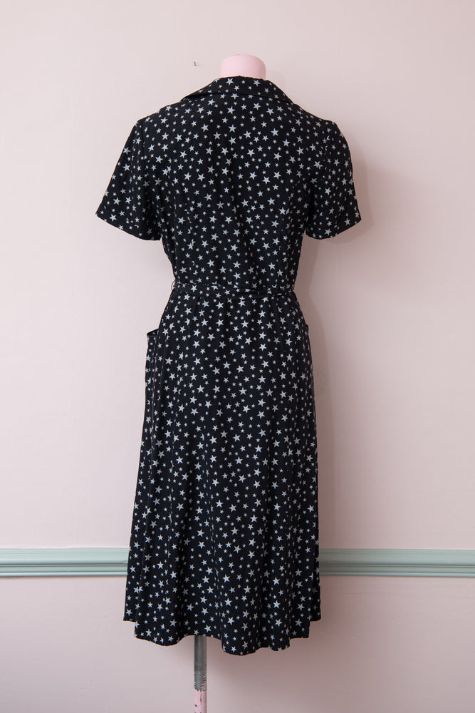 Hayley vera newton Star Silk Shirt Dress